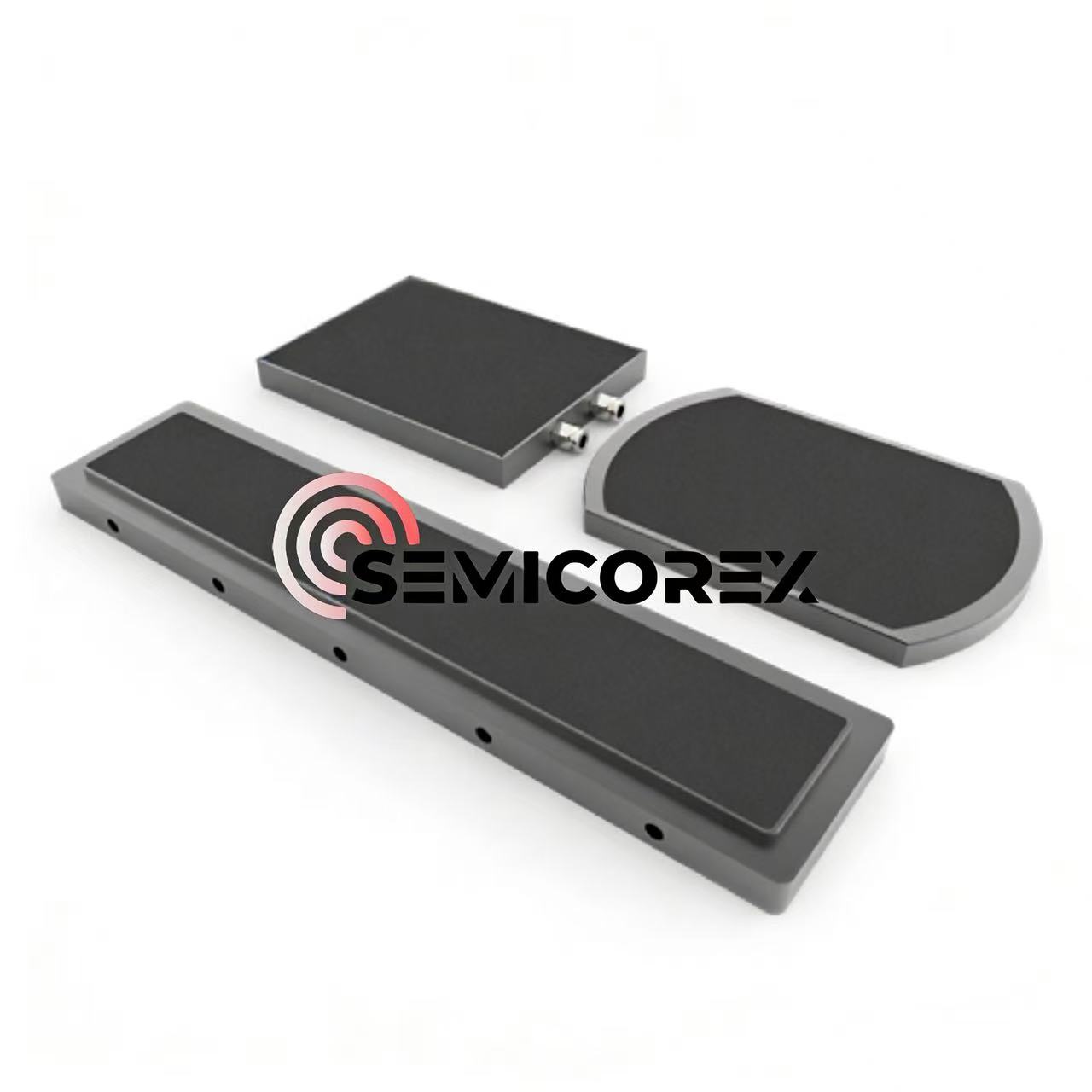 ເຄື່ອງດູດຝຸ່ນ Ceramic Alumina ສີດໍາ