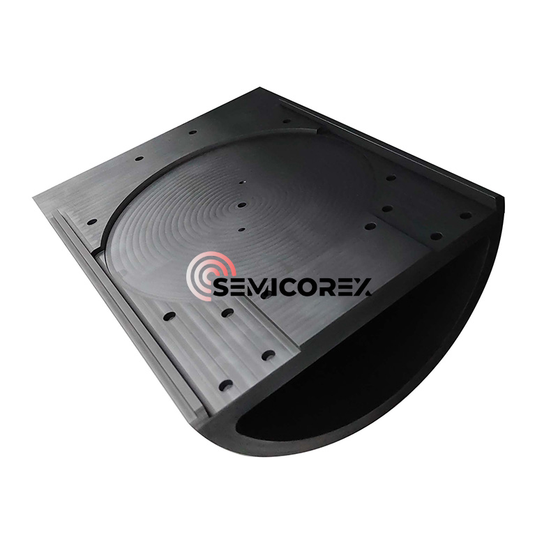 sic coated ຊິ້ນສ່ວນເຄິ່ງຫນຶ່ງ